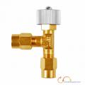 Elbow fine regulating valve