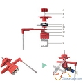 Universal valve lock (single gear arm) BAN-F31